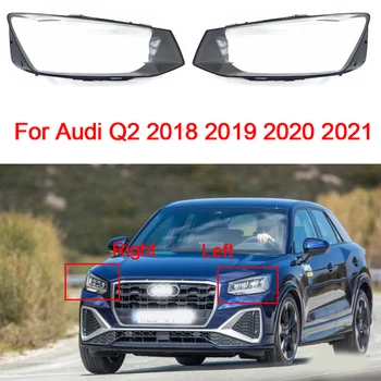 Auto Svetlometov Kryt Pre Audi Q2 2018 2019 2020 2021 Sklenené Tienidlo Auto Predné Svetlo Svetlomet Auto Príslušenstvo Náhradné