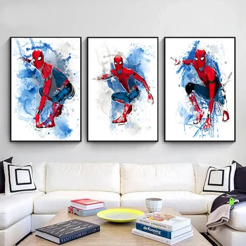DIY 5D Diamond Maľovanie Spiderman Superhrdina Anime Plagát Cross Stitch Auta Plný Vrták Výšivky Mozaikové Umenie Domova Darček
