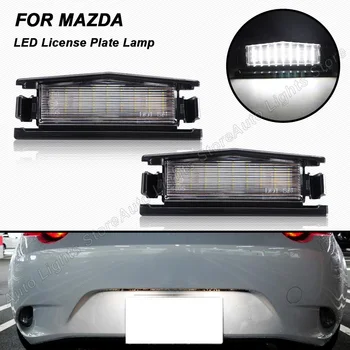 2Pc Na rok 2016 2017 2018 2019 2020 2021 Mazda Mx-5 Miata 2016 2017 2018 2019 2020 2021 Mazda 2 Počet LED špz Svetlo Lampy