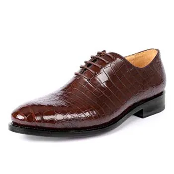jianglang krokodílie topánky mužské Šaty topánky Thajsko import business topánky krajky-up Mužov šaty topánky mužov topánky
