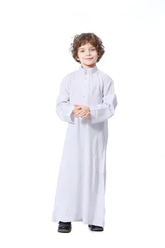4Color Moslimský Pakistan Islamskej Abaya Oblečenie Pre Chlapcov Saudská Arábia turecký Jubba Thobe Eid Mubarak Modlitba Kaftane