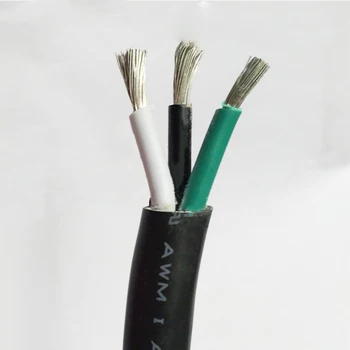 5M/veľa USB Typu C Konektor pre 3 vodiče Multi-core UL2464-14AWG Pocínovaného Drôtu 2.5 Námestie RoHS PVC 3pin Dekorácie Kábel