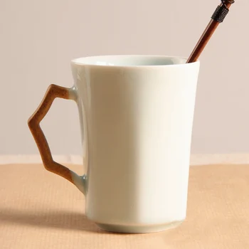 Nádherné ručne keramický hrnček Dosť stručný keramická šálka pekné Šálku Kávy Prispôsobiteľné Pohár