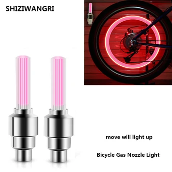 Mini LED stropné Svetlá na Bicykel Kolesa, Pneumatiky, Čiapky Ventil Svetlo 4 Farby Noc Cyklistické Hovoril Svetlo LED Bike Chvost Zadné Svetlá