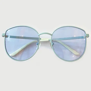 Hliníkový Rám Módne Cat Eye slnečné Okuliare Ženy S Box Vintage Značky Veľké Slnečné Okuliare UV400