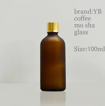 veľkoobchod 100ks vysoko kvalitnej 100 ml sklenené fľaše,100 ml Hnedé matné fľaša veľkoobchod, 3 voliteľné farby glassempty 100 ml jar
