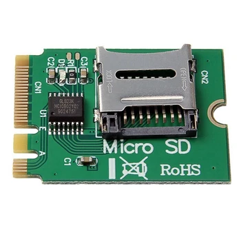 M2 NGFF Tlačidlo A. E WIFI Slot Pre Micro-SD SDHC SDXC TF Kariet T-Flash Karty M. 2+E Kartu Adaptér Súprava Pre Windows, Mac OS
