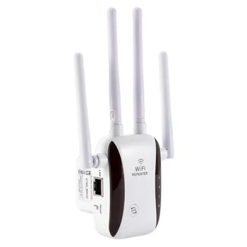 300Mbps Wireless WiFi Router Wi-fi Opakovač Booster 5 Vhodný pre Domáce Biele