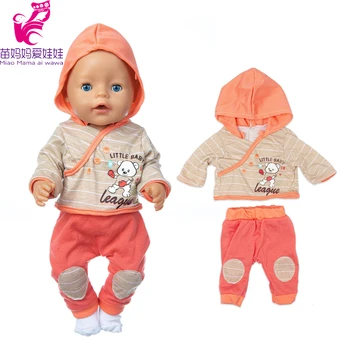 Reborn Baby Doll Oblečenie Set S Klobúk pre 17 palcové Bábika Nosiť Hračky, Bábiky, Oblečenie