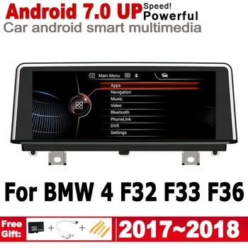 Android auto prehrávač Pre BMW 4 F32 F33 F36 2017 2018 EVO pôvodnom Štýle Autoradio s gps navigácia, Bluetooth, HD IPS displej