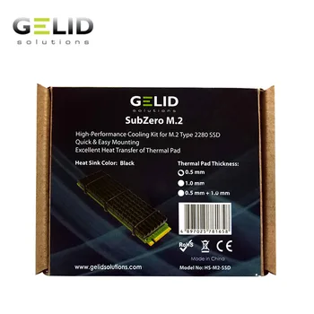 GELID M. 2 SSD (solid state pevný disk chladiča nastavte na M. 2 Typ 2280 SSD 12 W/MK kvalitné chladenie auta s Termálnou silikónové p