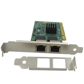 PCIE Dual-port Gigabit Network Card 82576 2-port Mäkké Smerovanie Server PCI 82575 82546