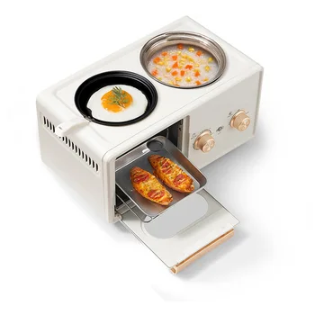 Štyri-V-Jednom Multi-Function Raňajky Stroj Domov Malý Lenivý Inteligentným Automatickým Chleba Pec Na Pizzu Panvica Toast Rúra