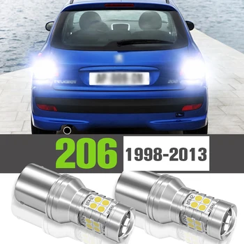2x LED Zadnej strane Svetla Príslušenstvo Zálohy Lampa Pre Peugeot 206 1998-2013 2002 2003 2004 2005 2006 2007 2008 2009 2010 2011 2012