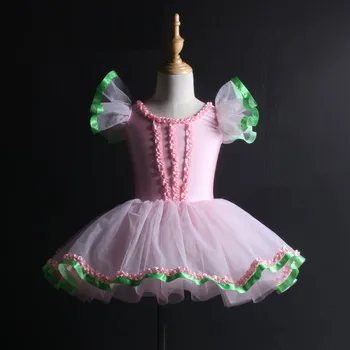 Módne Princezná Pre Dievčatá Baletné Šaty Ružové Romantický Balet Tutu Dancewear Balerína Šaty Detský Balet Kostýmy Tanečné Oblečenie