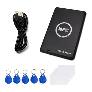 ABGZ-RFID Kopírka Rozmnožovacie Kľúčenka NFC kariet Smart Card Reader Spisovateľ 13.56 Mhz Šifrované Programátor USB UID EM4305 Karta Značky Kópia