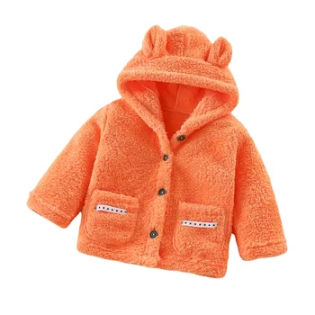 Zimné Baby Chlapci, Dievčatá Cardigan Bundy Oblečenie Teplá Jeseň Dieťa Deti Svetre S Dlhým Rukávom S Kapucňou Kabát Deti Oblečenie