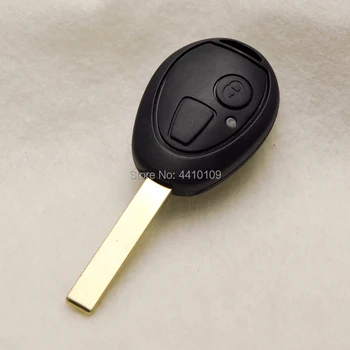 2Button Diaľkové Kľúča Vozidla Shell Uncut Kotúča Kľúč púzdro Pre BMW Mini