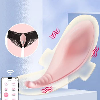 Bluetooth Vibrátor Bezdrôtové APLIKÁCIE Ovládanie Prenosné Vibračné Nohavičky Dildo Sexuálne Hračky Pre Ženy Orgazmus Vibrátory Pre ženy Sex Shop