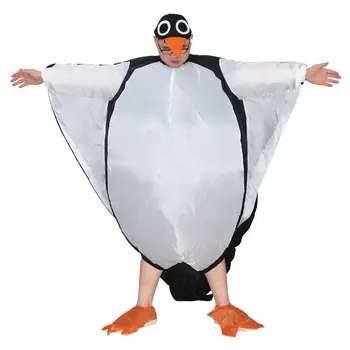 Reklama Penguin Maskot Kostým Pre Dospelých Nafukovacie Vyhodiť Vyhovovali Strany Darček Cosplay Oblečenie Halloween Cosplay Šaty Veľkosť Pre Dospelých