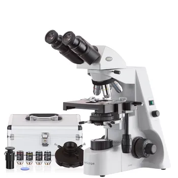 AmScope 40X-2000X Profesionálne Infinity Fázový Kontrast Kohler Zložené Mikroskopom B690B-PCT200INF