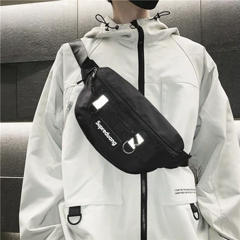 Bežné Mužov Pás Taška Módu Unisex Cestovné Pás, Vrecko v Kabelke Pack Street Style Hrudníka Taška taška cez rameno Vrecko Unisex