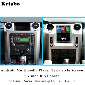 Plazmové obrazovky Na Land Rover Discovery 3 LR3 L319 2004-2009 Auto Android Multimediálny Prehrávač 9.7 palca autorádia GPS Carplay stereo