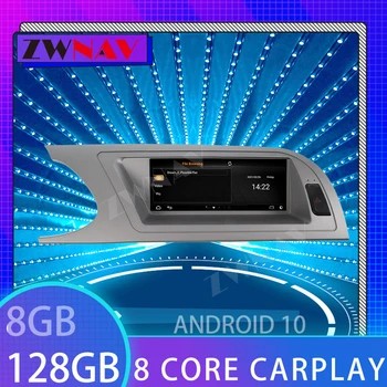 Auto Dvd Prehrávač Multimediálnych súborov Auto pre AUDI A4 2009-2016 Android 10 Osem základných GPS Navigácie 128G CARPLAY