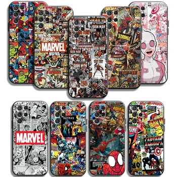 Marvel Comics Logo Telefón Prípadoch Pre Samsung Galaxy A51 4G A51 5G A71 4G A71 5G A52 4G A52 5G A72 4G A72 5G Prípadoch Zadný Kryt