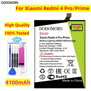 DODOMORN BN40 Batérie Pre Xiao Redmi 4 Pro Prime 3G RAM 32 G ROM Edition Redrice 4 Mobilný Telefón Na Sklade, S Sledovacie Číslo