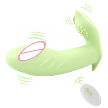 10 Frekvencia Diaľkové Ovládanie Stimulátor Klitorisu Nositeľné Dildo Vibrátor Sex Shop Sexuálne Hračky pre Ženy Pánty G Mieste Masér