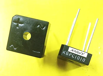 KBPC1010 10A/1000V medené lávky usmerňovač most plný prúd napätie (5)