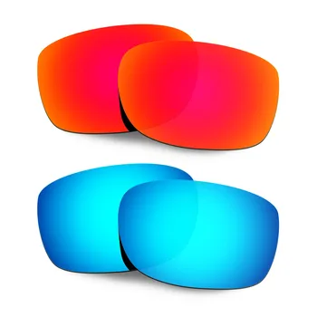 Hkuco Nahradenie Polarizované Šošovky Pre Straightlink Slnečné Okuliare - Red&Blue 2 Páry
