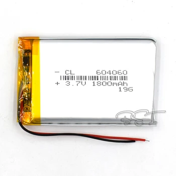 5 ks 3,7 V 604060 S Ochranného Plechu 1800mAh Nabíjateľná Lítium-Polymér Batéria Pre PSP Navigáciu Ebook Core Li-ion Bunky
