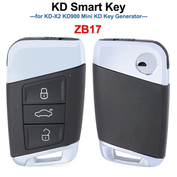KEYDIY ZB17 KD Smart Remote Univerzálny Kľúč KD Auto Auto príveskom pre KD-X2 Kľúčový Generátor,ZB17 Hodí Viac ako 2000 Modelov
