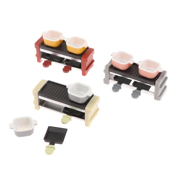 1:12 Domček Pre Bábiky Mini Dekorácie Simulácia Grilovanie Stroj Model Kuchyňa Tablewear Príslušenstvo