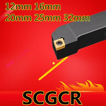 SCGCR1212H09 SCGCR1616H09 SCGCR2020K09 SCGCR2525M09 držiaka nástroja CNC sústruhu Externé nástroje na Sústruženie