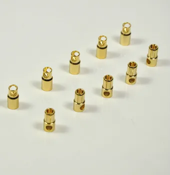5 Párov 4.0 mm Meď Bullet Banán Konektormi Samec + Samica pre RC Motorových ESC Batérie Časť