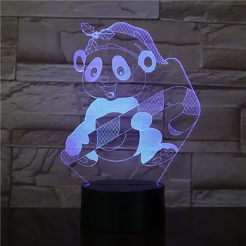 Cartoon Opice 3D LED Nočného Darček Posteli Usb Lampa Deti Služba Modelovanie Tabuľka Dieťa Spať Osvetlenie Spálňa Decor AW-3322