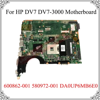 Pre HP DV7 DV7-3000 Series Intel PM55 Doske 600862-001 580972-001 DA0UP6MB6E0 1GB DDR3 Doske Logiky Doska Plne Testované