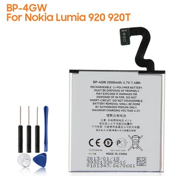 Nové yelping BP-4GW Telefón Batérie Pre NOKIA Lumia 920 920T 7.4 Wh