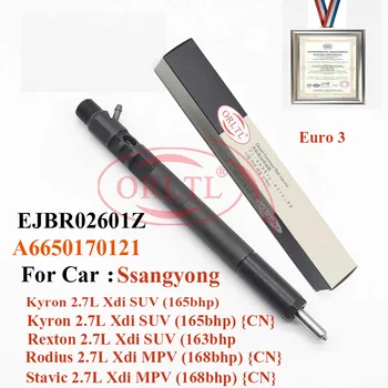 Common Rail Injektor EJBR02601Z a6650170121 EJBR04701D a6640170222 EJBR03301D EJBR04401D a6650170221 pre SSANGYONG JMC Euro 3/4