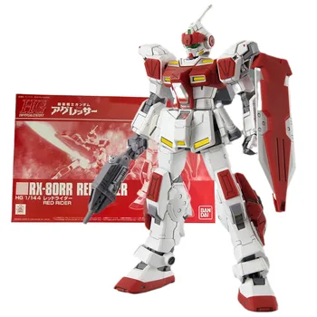 Bandai Skutočné Gundam Model Auta Anime Obrázok HGUC 1/144 Rx-80rr Červená Rider Zber Gunpla Anime Akčné Figúrky pre Chlapcov, Hračky