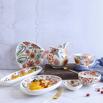 Dielianhua série vysokej teplote v-glazúra popoludňajší čaj keramická kanvica káva hrnček, príbor nastaviť