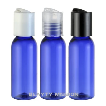 KRÁSY ÚLOHOU 30ML Modrá Kolo Plastové Fľaše Disk Top Spp, 30CC Prázdne Kozmetické Kontajner Sprchovací Gél / Krém a Obaly na Fľaše