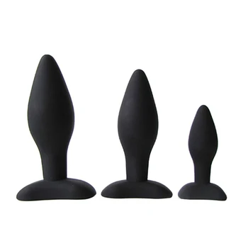 3ks Silikónový Zadok Plug Dospelých, Sexuálne Hračky, Manuálna Klitorálny Stimulátor pre Ženy Muži