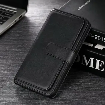 Multifunkčné Peňaženky, Kožené Pre iPhone 12 Mini 11 Pro Max XS XR X SE 2020 8 7 6 Plus Flip Magnet Karty Vymeniteľný Kryt Telefónu