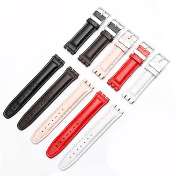 17 mm 19 mm pravá koža watchband s pin pracky výmenu pásu pre Vzorku športové príslušenstvo, popruh