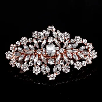 Luxusné Značky Ženy Drahokamu Hlavu Šperky pre Svadobné Dary vlasy kolíky Krásne Svadobné Šperky Crystal sponky do vlasov Príslušenstvo