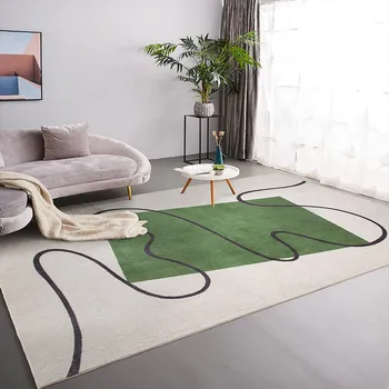Moderný štýl, abstraktné vzor flaušová tkanina geometrického umenia oblasti koberec , DOPLNKY obľúbené dekorácie konferenčný stolík koberec hrúbka 1cm